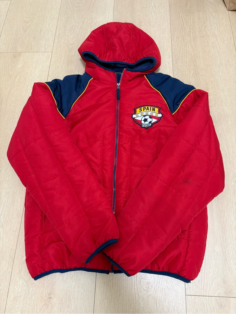 Vintage 1990 Spain team soccer sport jacket